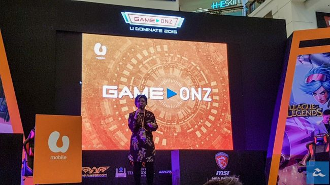 umobile memperkenalkan game-onz