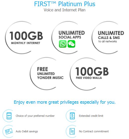 celcom first platinum