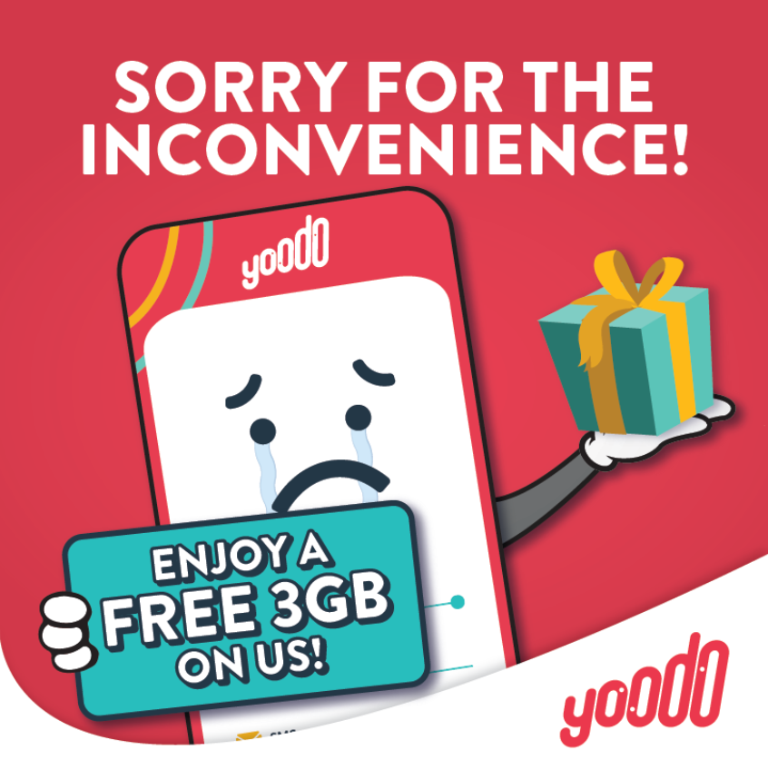 Yoodo Memberikan 3GB Data Percuma