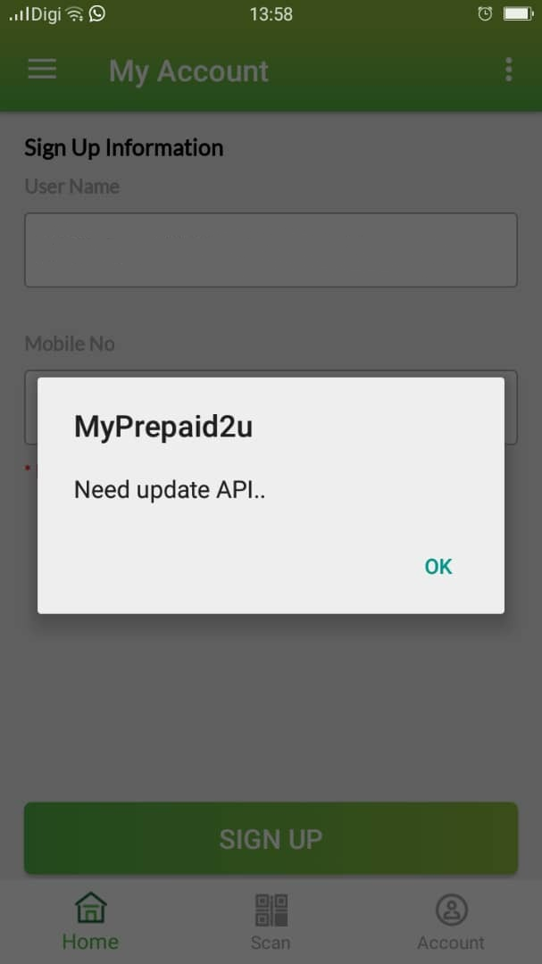 Masalah Need Update API SRS Mobile