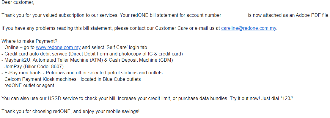 contoh ebill statement telco