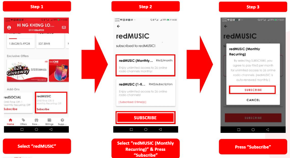 redmusic redone 1app