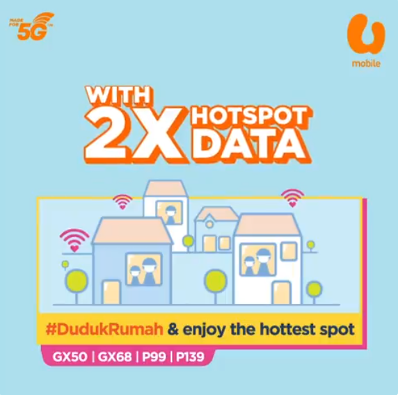 Umobile Menawarkan Hotspot 2 Kali Ganda