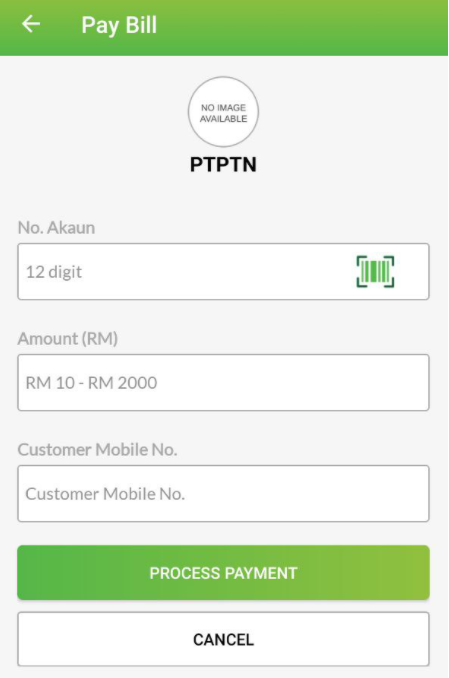 bayar ptptn srs mobile