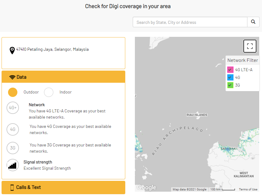 semakan coverage telco malaysia