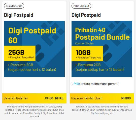 digi postpaid bpr