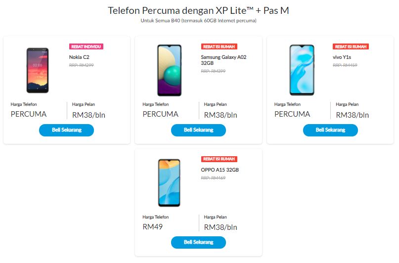 rebat telefon xp lite