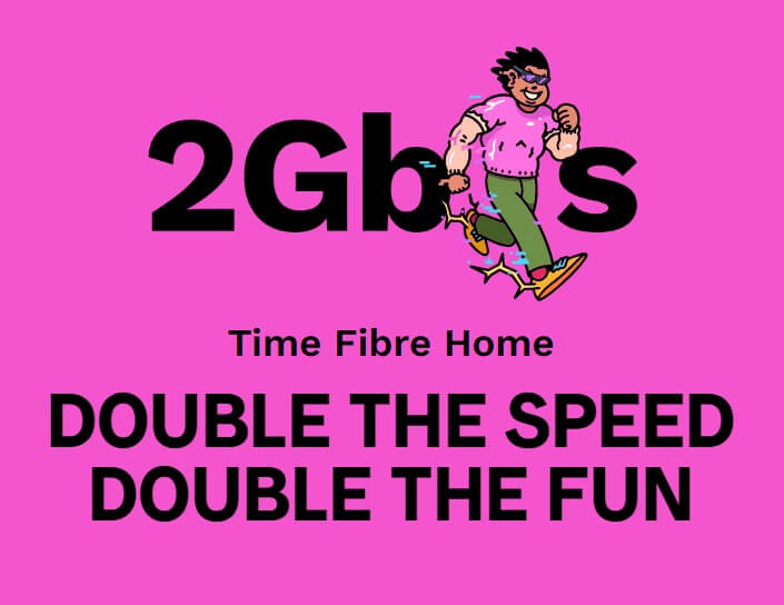 TIME Fibre Melancarkan Pelan 2Gbps