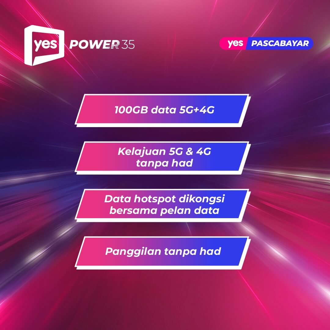 pelan yes power 35 postpaid