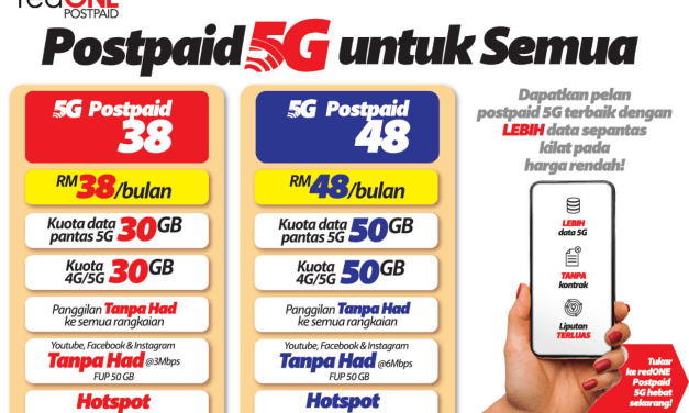 Redone Memperkenalkan Pelan Postpaid 5G